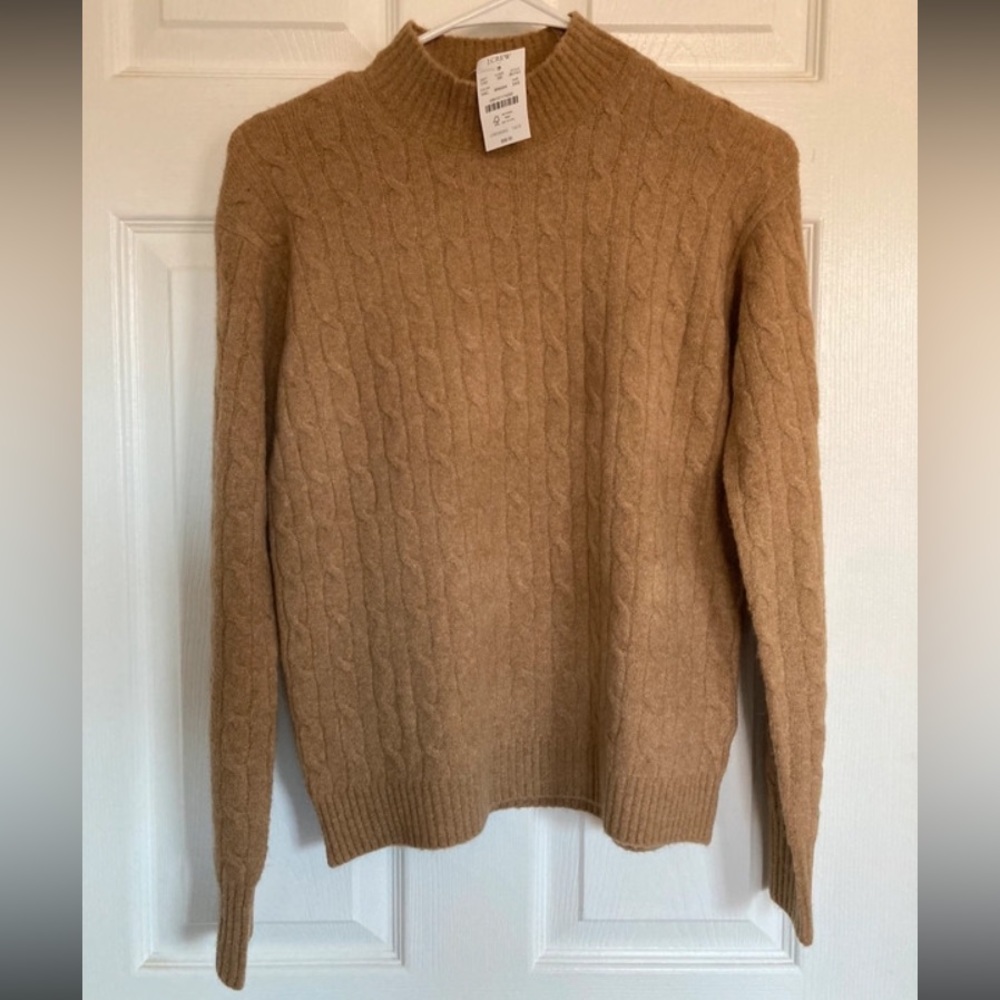 New J. Crew mock neck sweater.